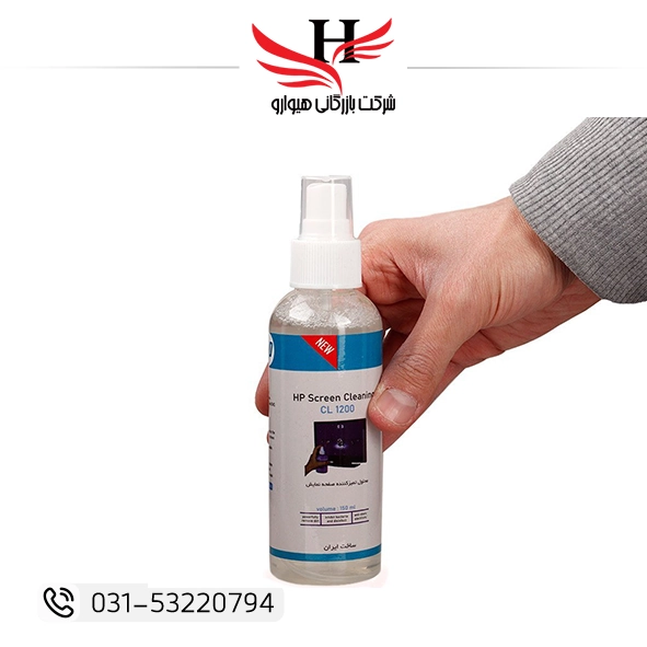 اسپری تمیز کننده 150 میلی HP مناسب تمیز کردن برد و قطعات الکترونیکی با کیفیت بالا مناسب تعمیرات موبایل و کامپیوتر